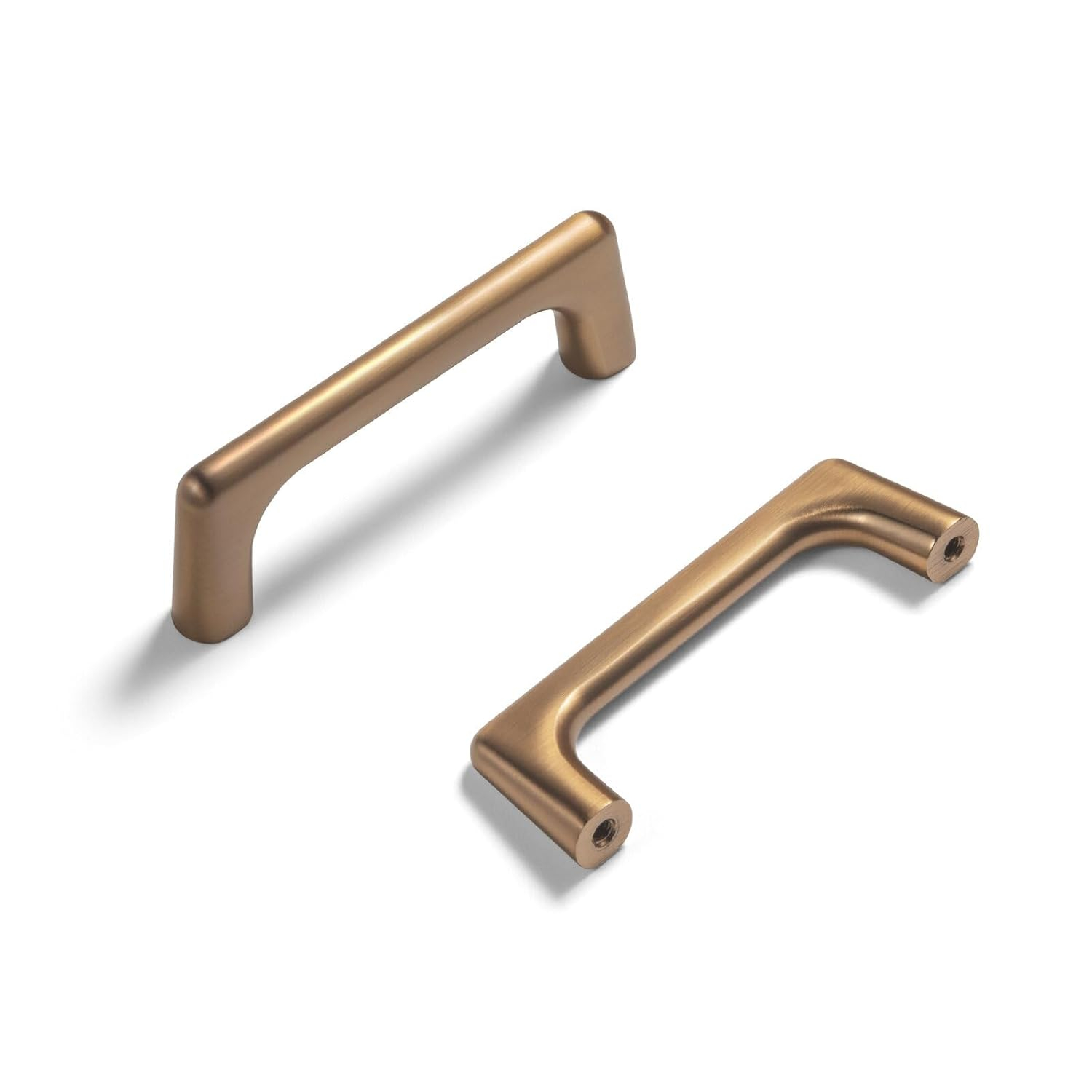 Goo-Ki Champagne Copper Cabinet Pulls with 3.8'' Hole Centers, Zinc Alloy Cabinet Handles for Dresser,Wardrobe,Cupboard- 6 Pack……