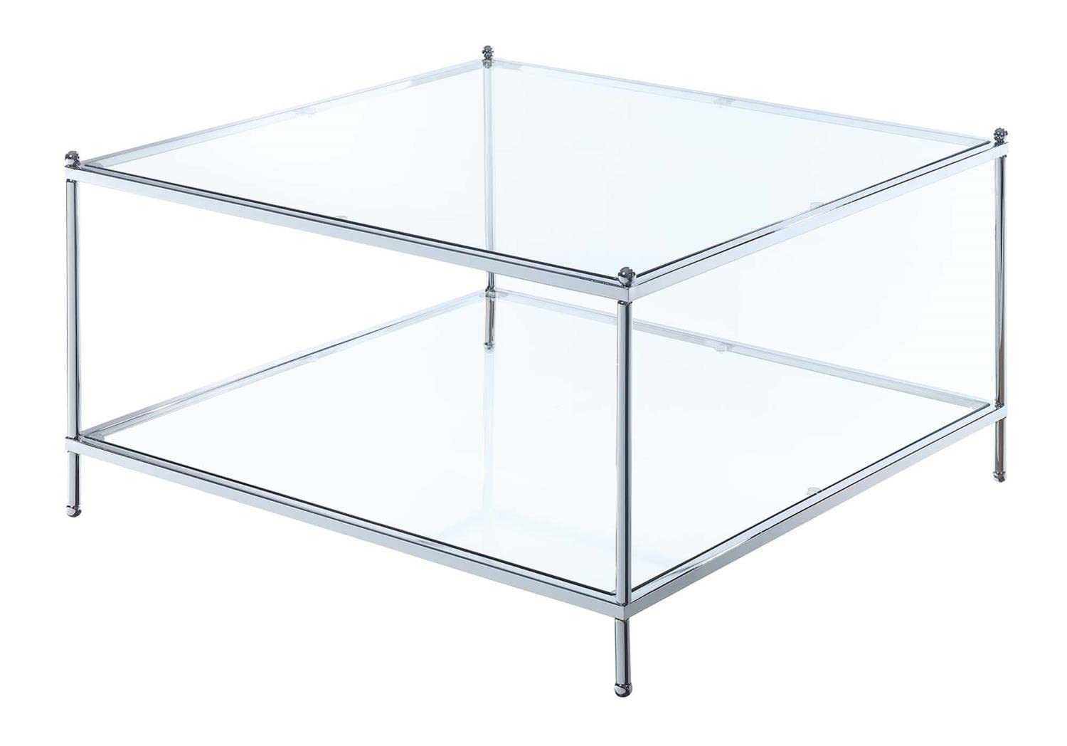 Convenience Concepts Royal Crest Square Coffee Table