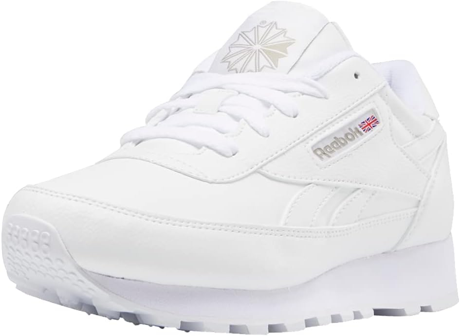Reebok Classic Renaissance Sneakers Women White Steel Leather 100071993 D Width