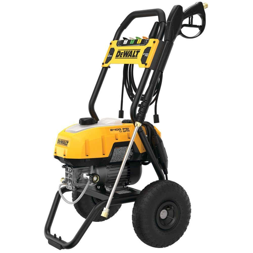 DEWALT AC Pressure Washer 2400 PSI at 120V Electric Cold, Quick Connect Tips