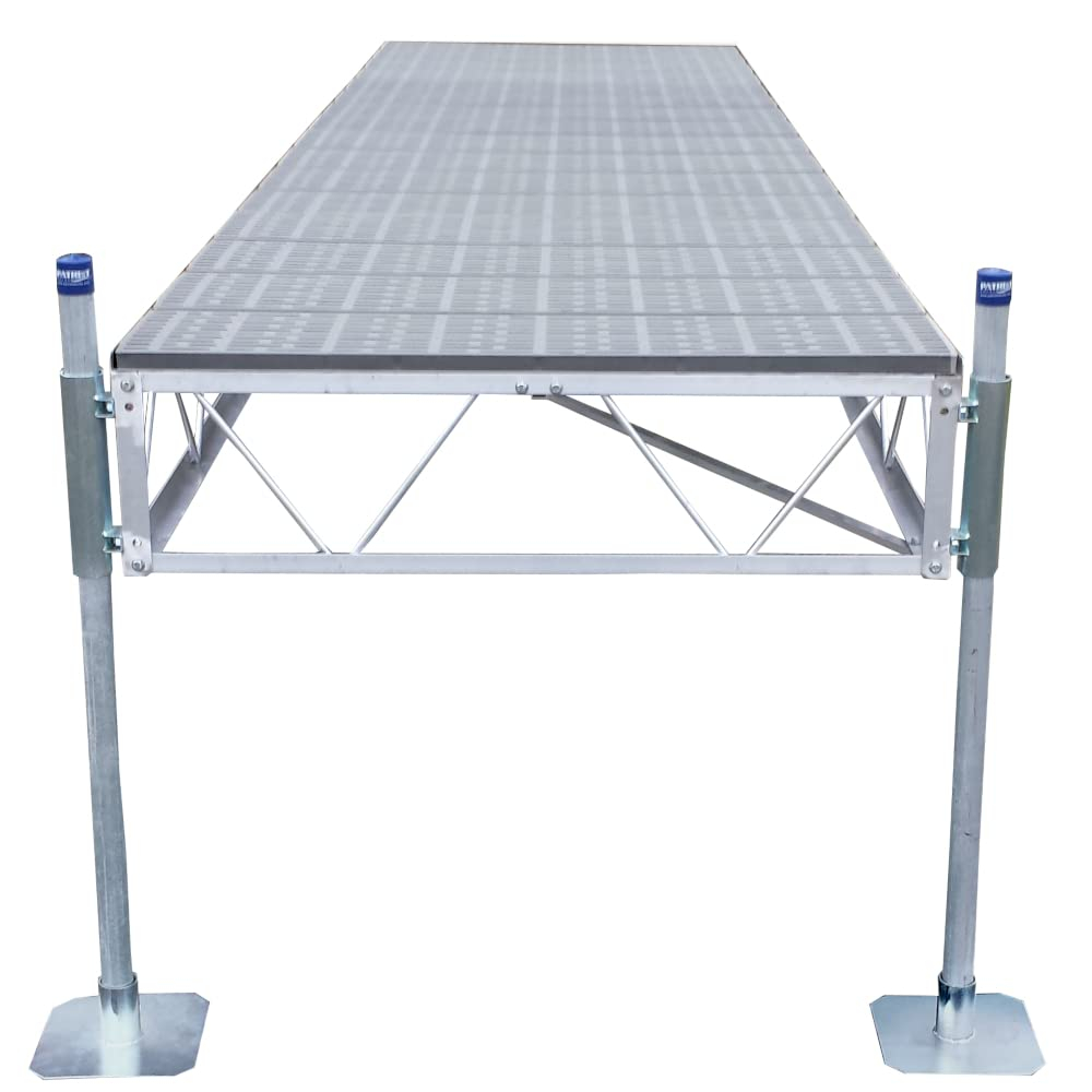 Patriot Docks 16 Ft Straight Truss Docks (GRAY Poly Decking)