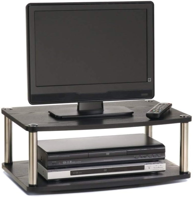Convenience Concepts Designs2Go Double Tier Swivel Riser for TVs up to 26 Inches, Black