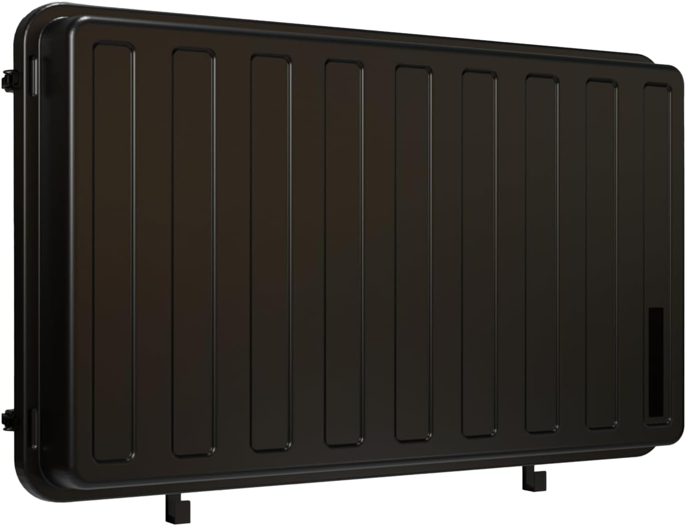 Black ABS Plastic Full-Motion Outdoor TV Enclosure with Wall Mount