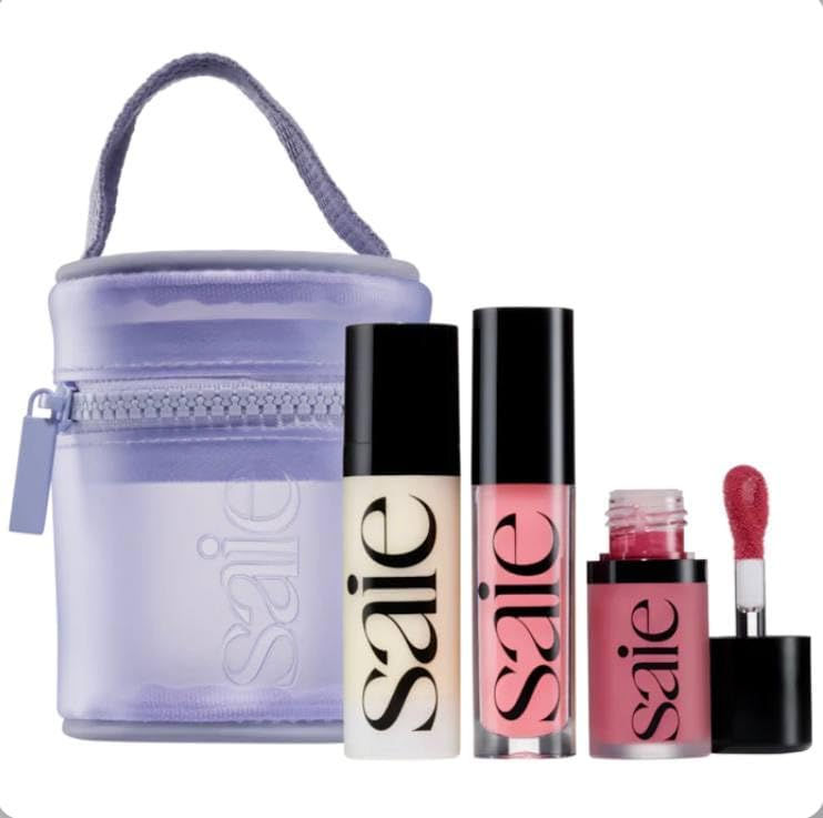 SaieGlow Essentials Starter Kit with Lilac Jelly Bag