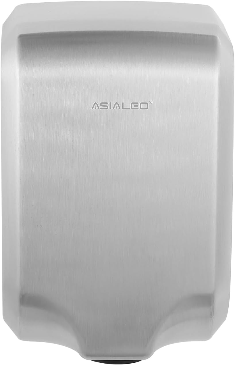 Hand Dryer for Bathroom Commerical,UL Listed and ADA Compliant Automatic Electric Plug in Hand Blower,Cold/Hot air switchable,High Speed 1000W,70dB,Brushed Stainless Steel Cover,Wall Mounted
