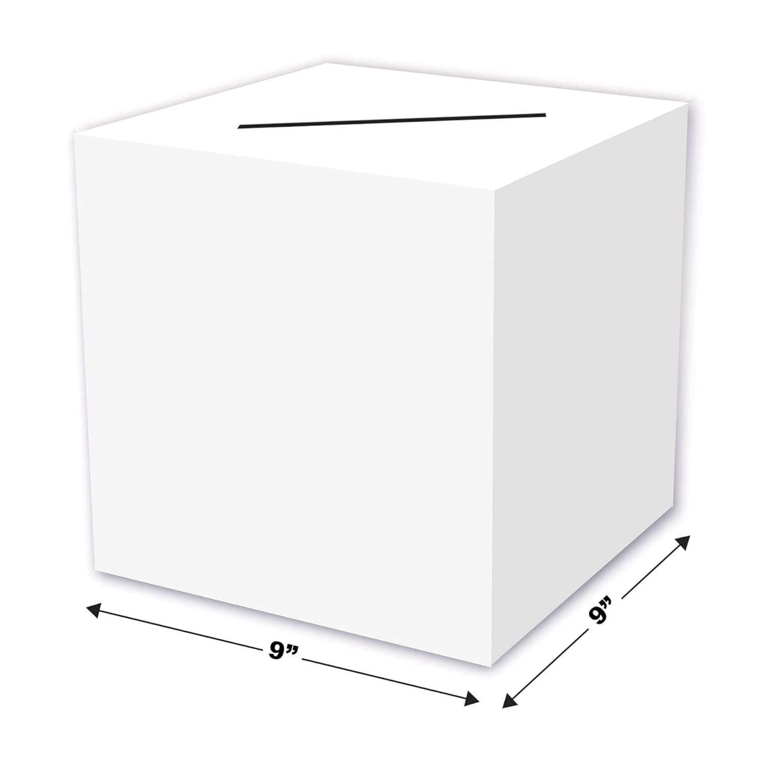White Cardstock All-Purpose 9" x 9" Party Box