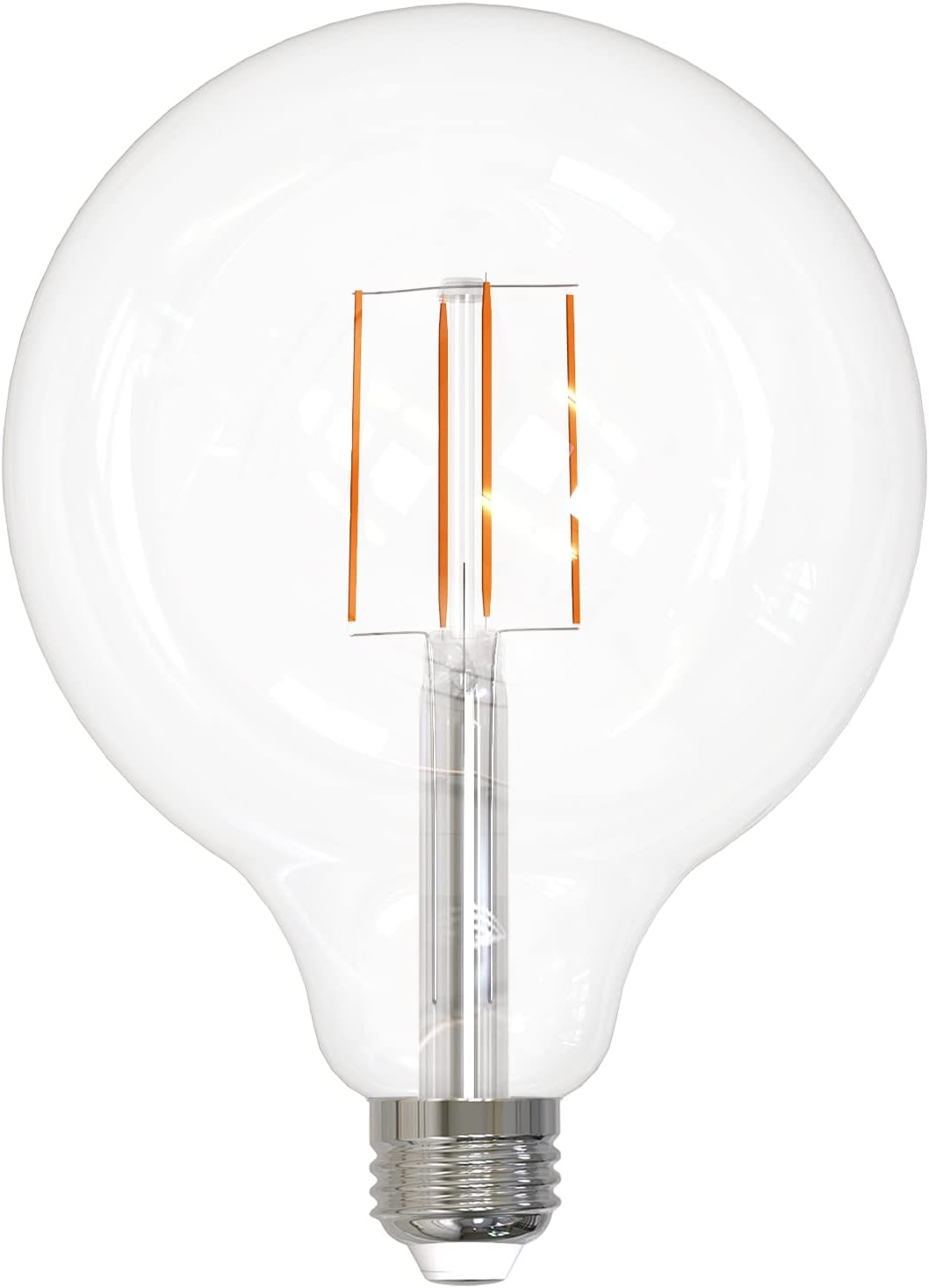 Sunlite 8.5w LED G40 Edison Globe Antique E26 Base 2700K Bulb - 100W Equiv