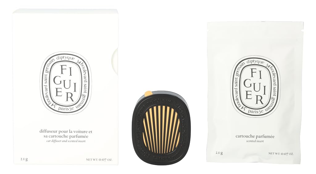 Diptyque - Car Diffuser and Figuier Scented Insert 0.07 oz