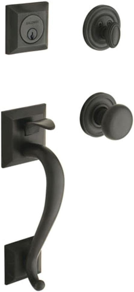 Baldwin 85320.Entr Madison Sectional Single Cylinder Keyed Entry Handleset - Bronze
