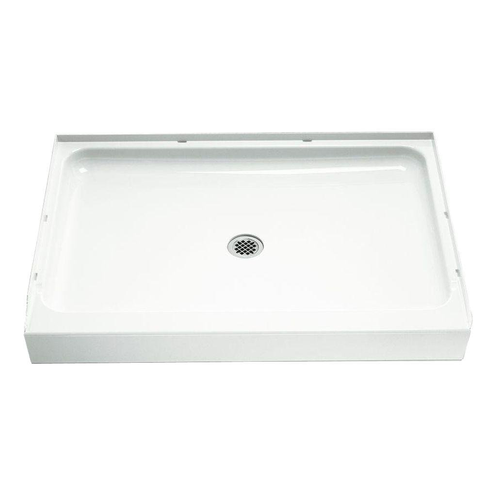 STERLING/Vikrell Ensemble 48-Inch Shower Base, White, High Gloss #72121100-0