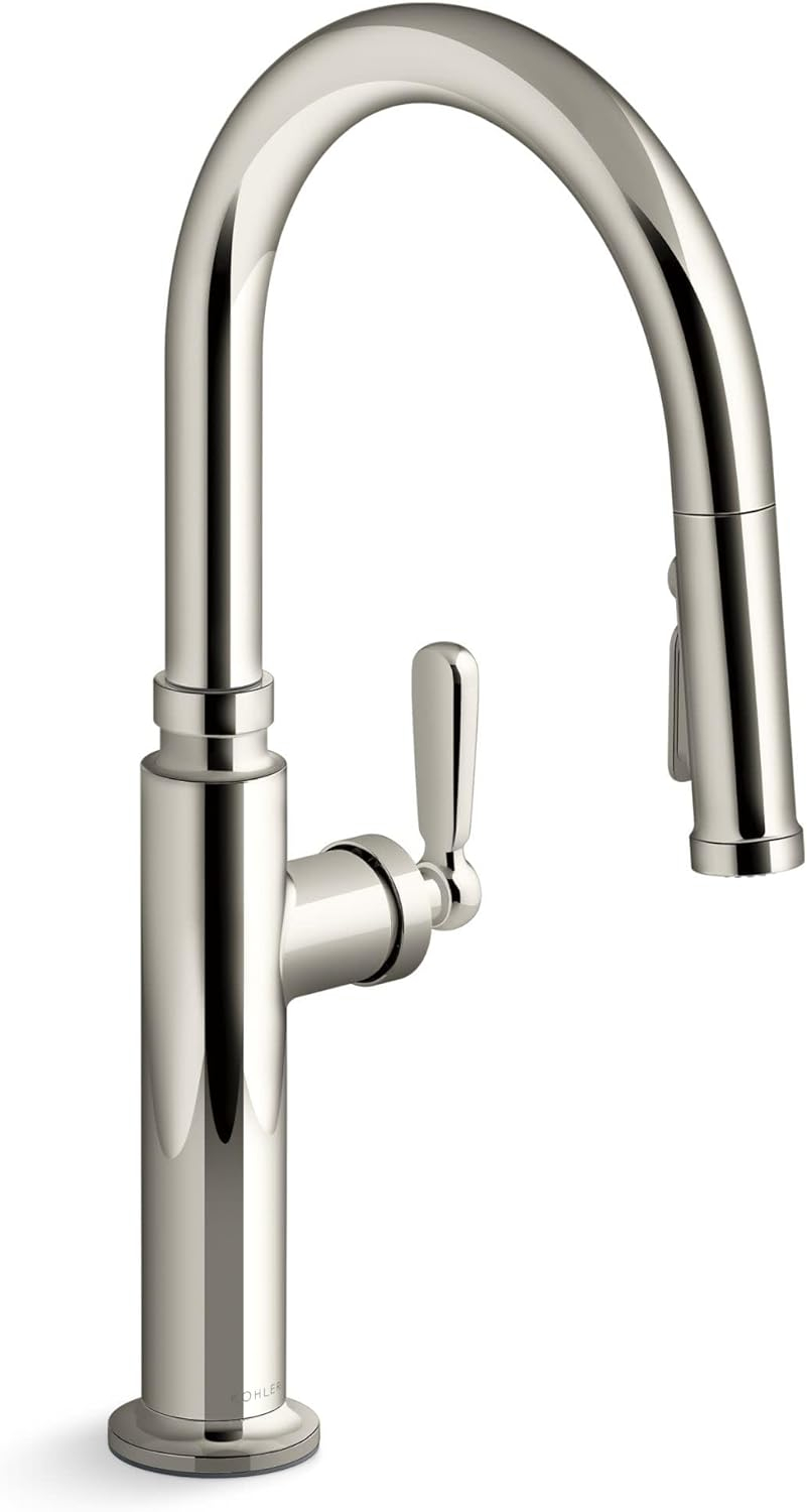 Edalyn by Studio McGee Pull-Down Kitchen Sink Faucet with Three-Function Sprayhead