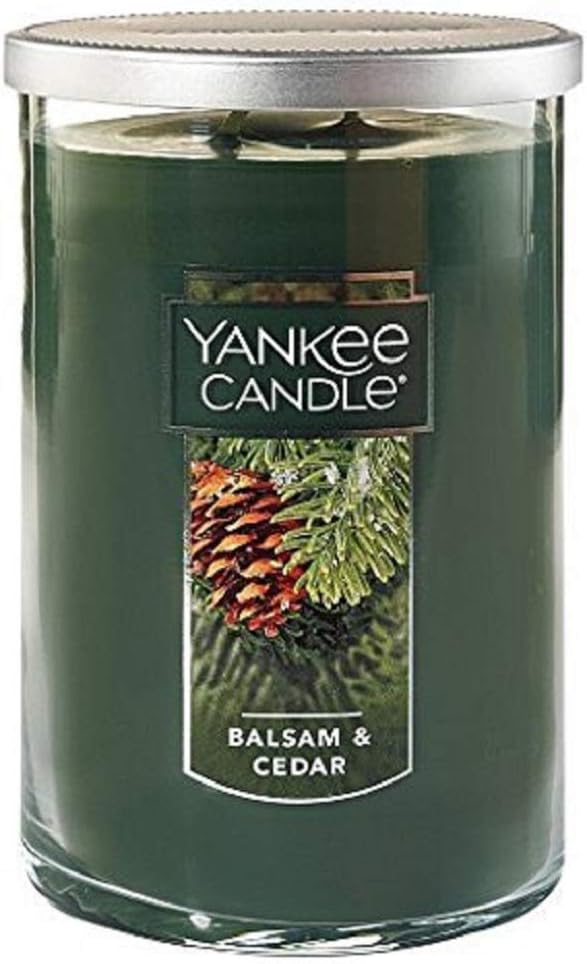Yankee Candle Balsam and Cedar 1121422 Large Tumbler 22 oz Candle