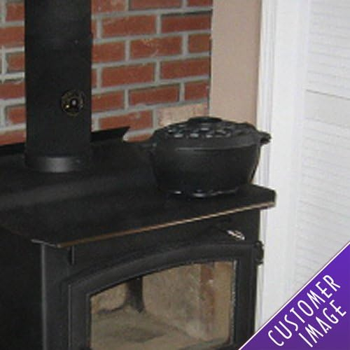 2 Quart Satin Black Cast Iron Filigree Steamer