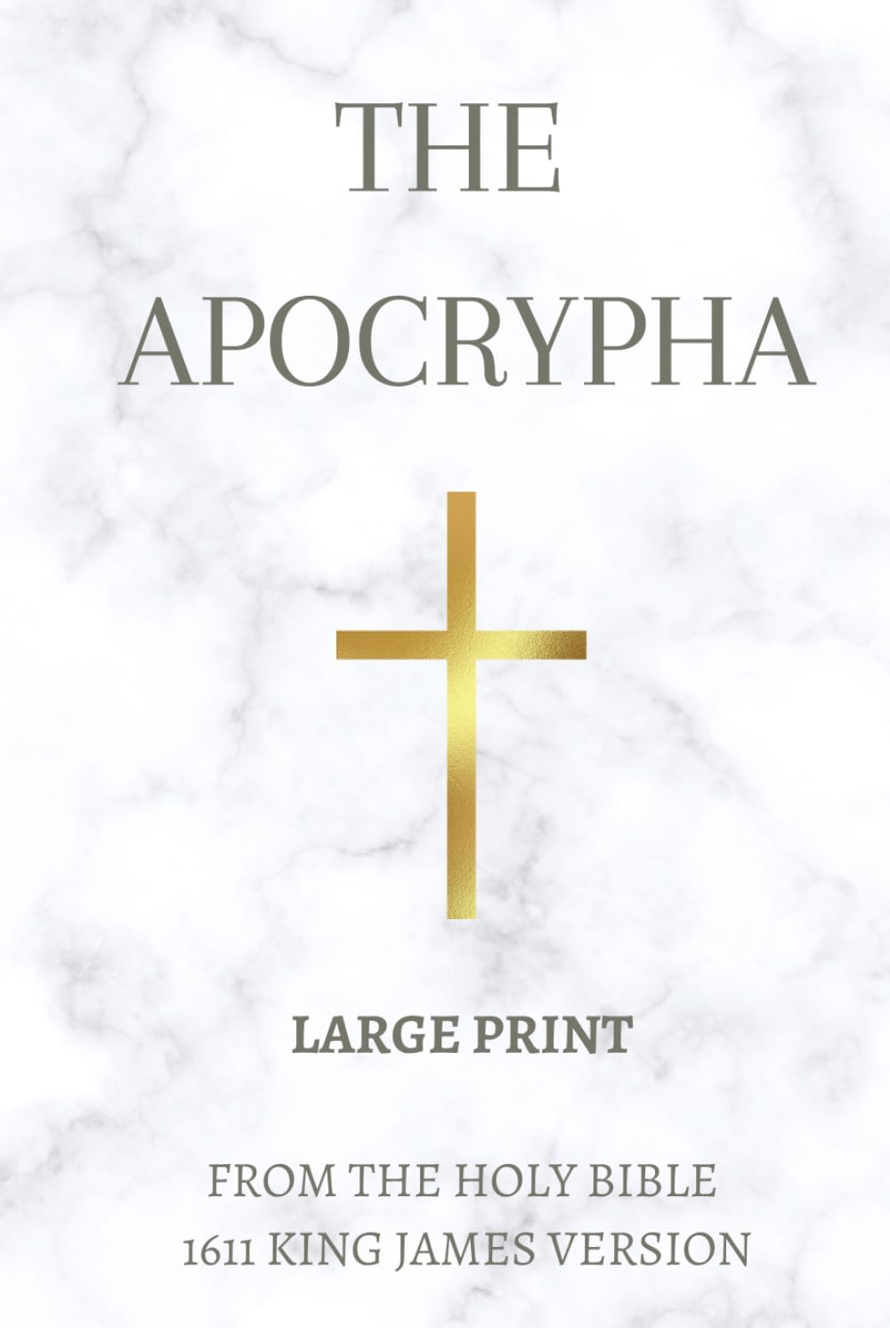 Apocrypha (Large Print) - by  King James (Paperback)