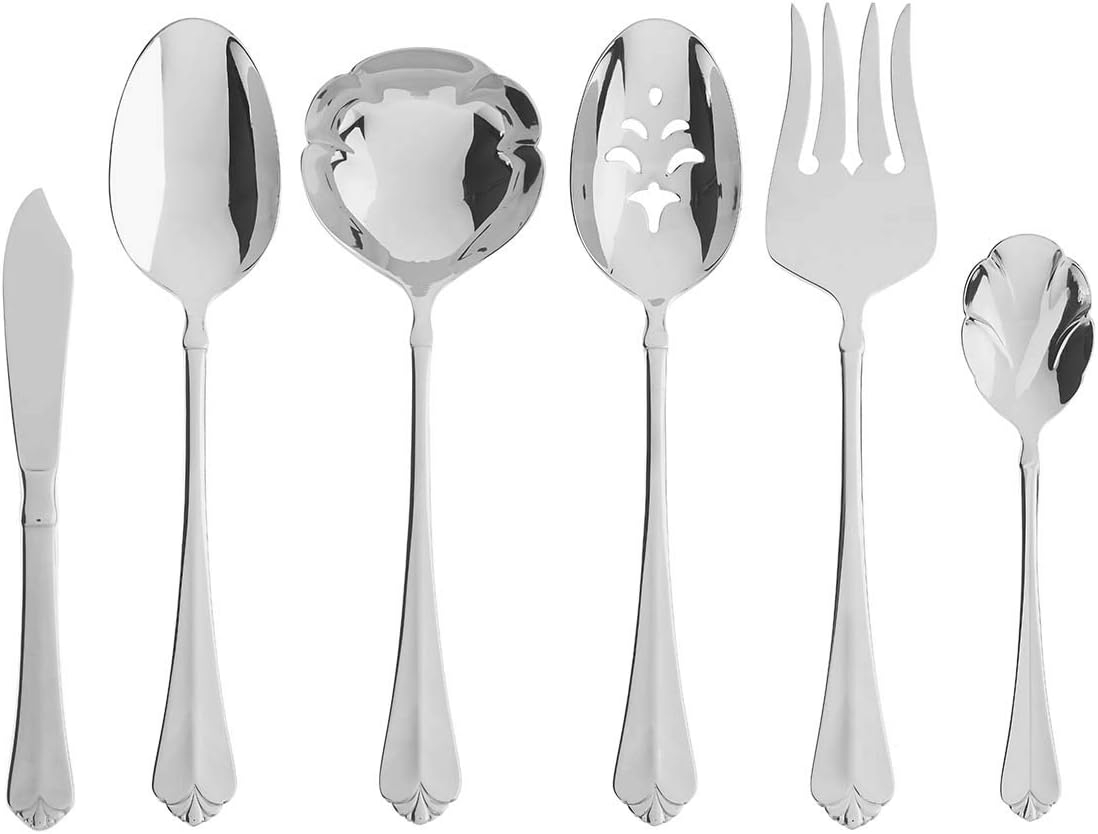 Oneida Oneida Juilliard 6 Piece Flatware Serving Set, 18/10 Stainless Steel
