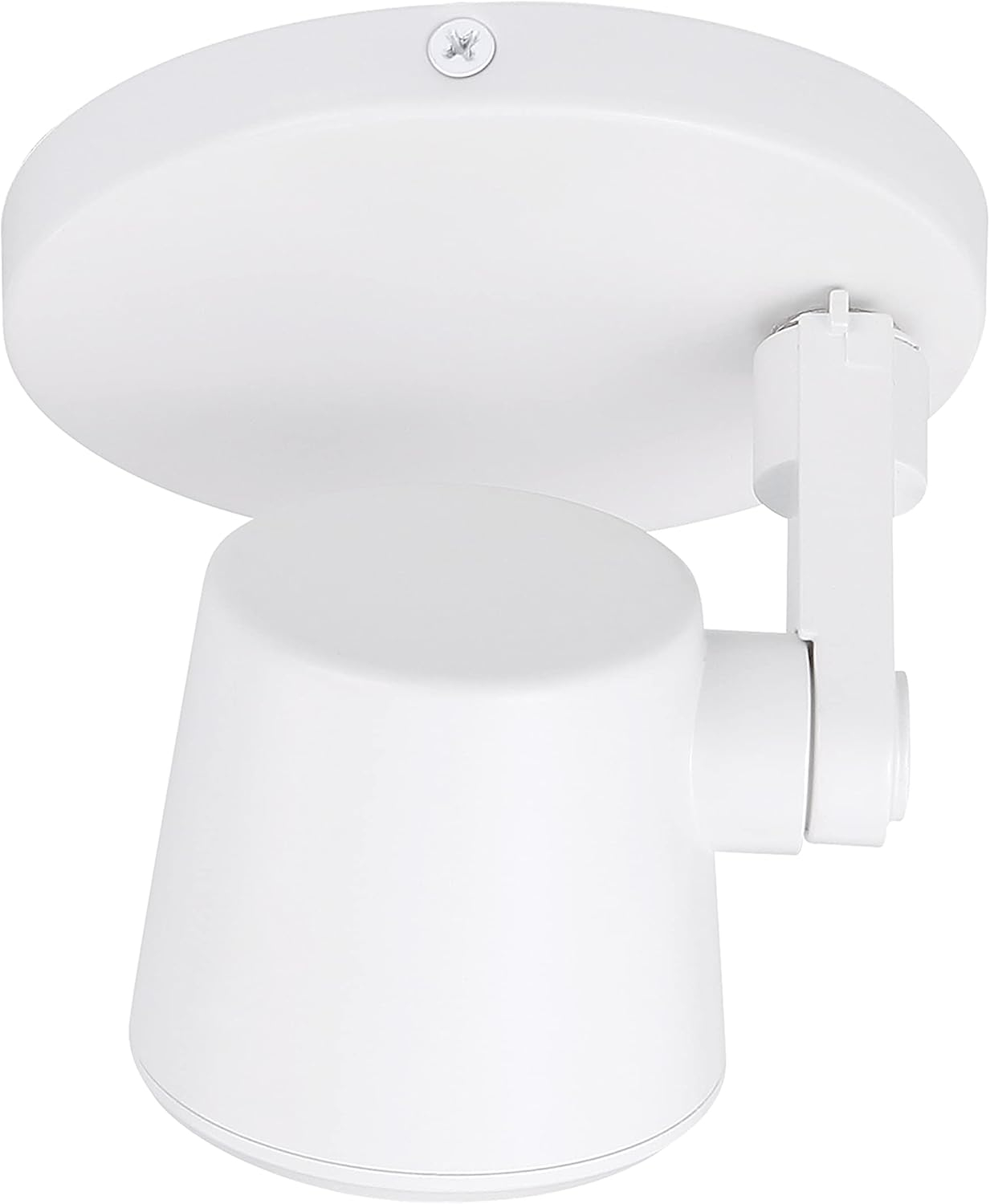 White Adjustable LED Monopoint Ceiling and Wall Spotlight