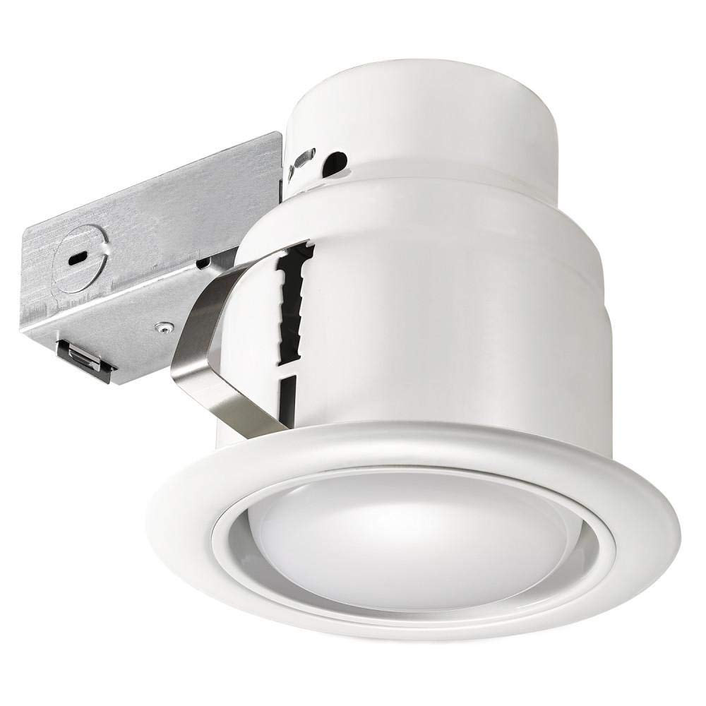 Slimline Integrated LED 6 in Round  Canless Recessed Light for Kitchen Bathroom Livingroom, White Soft White