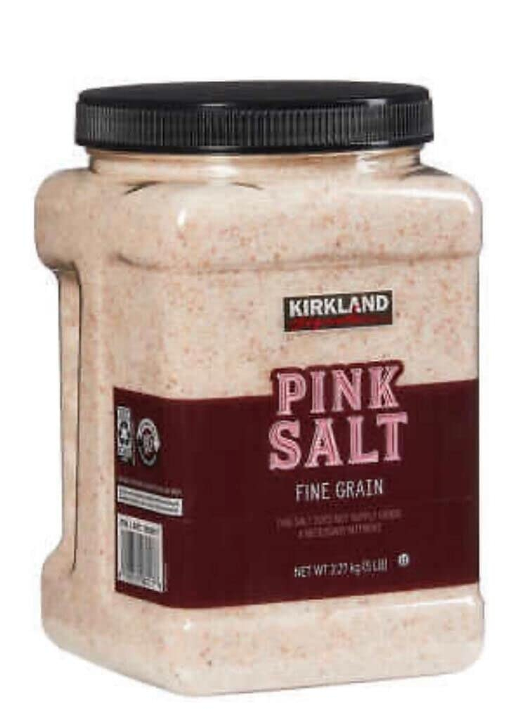 Kirkland Signature Pink Salt Fine Grain 5 Pounds