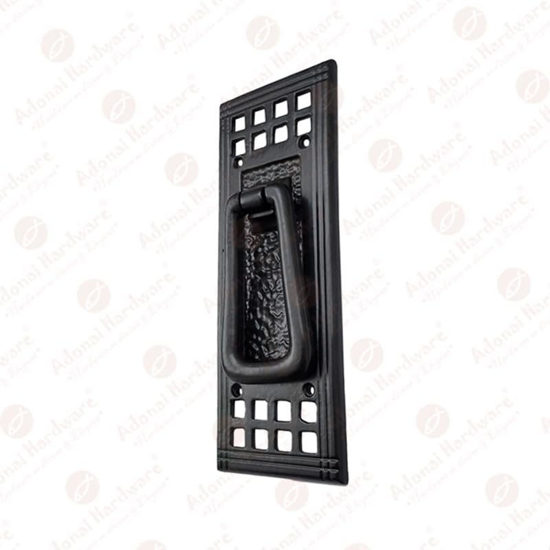Adonai Hardware "Joppa Antique Iron Door Knocker (Black Powder Coated)