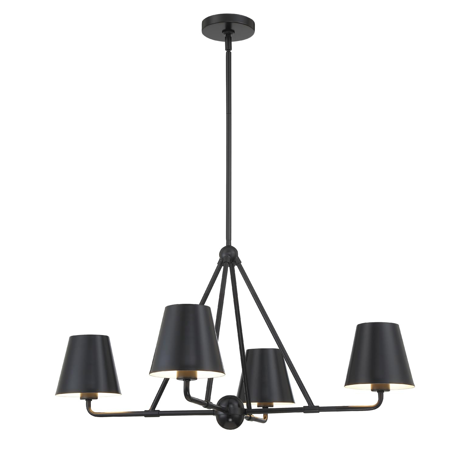 Crystorama Lighting - Xavier - 4 Light Chandelier In Traditional Style-17 Inches