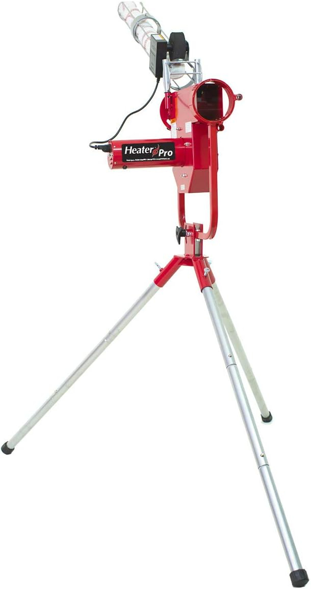 Heater Pro Curve Pitching Machine with BONUS Ball Feeder