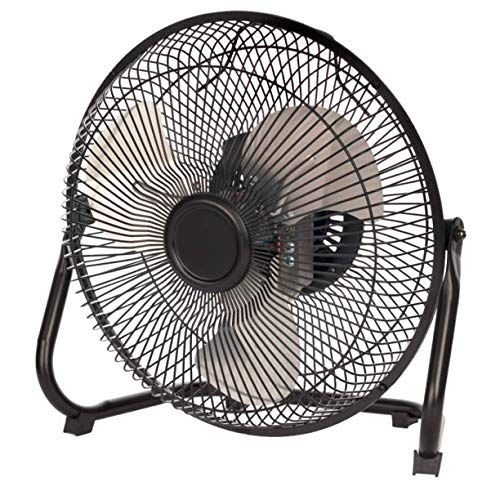 Mainstays 9" 3-Speed High Velocity Wall Mountable Black New Floor Fan