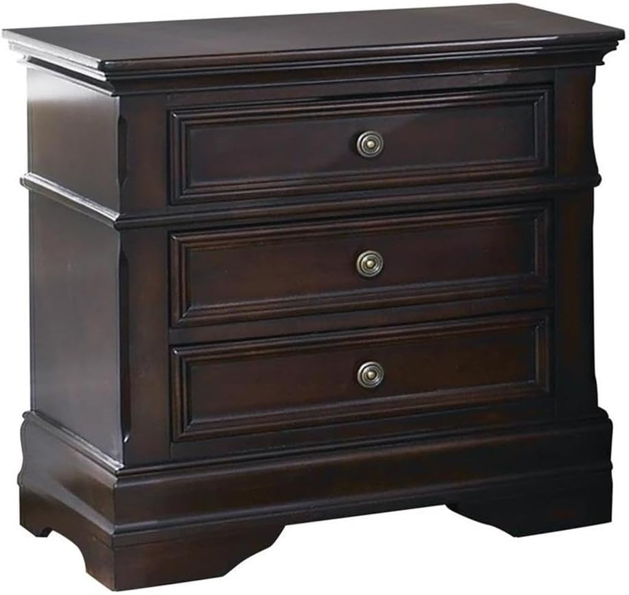 Coaster Home Furnishings Traditional Nightstand, Cappuccino