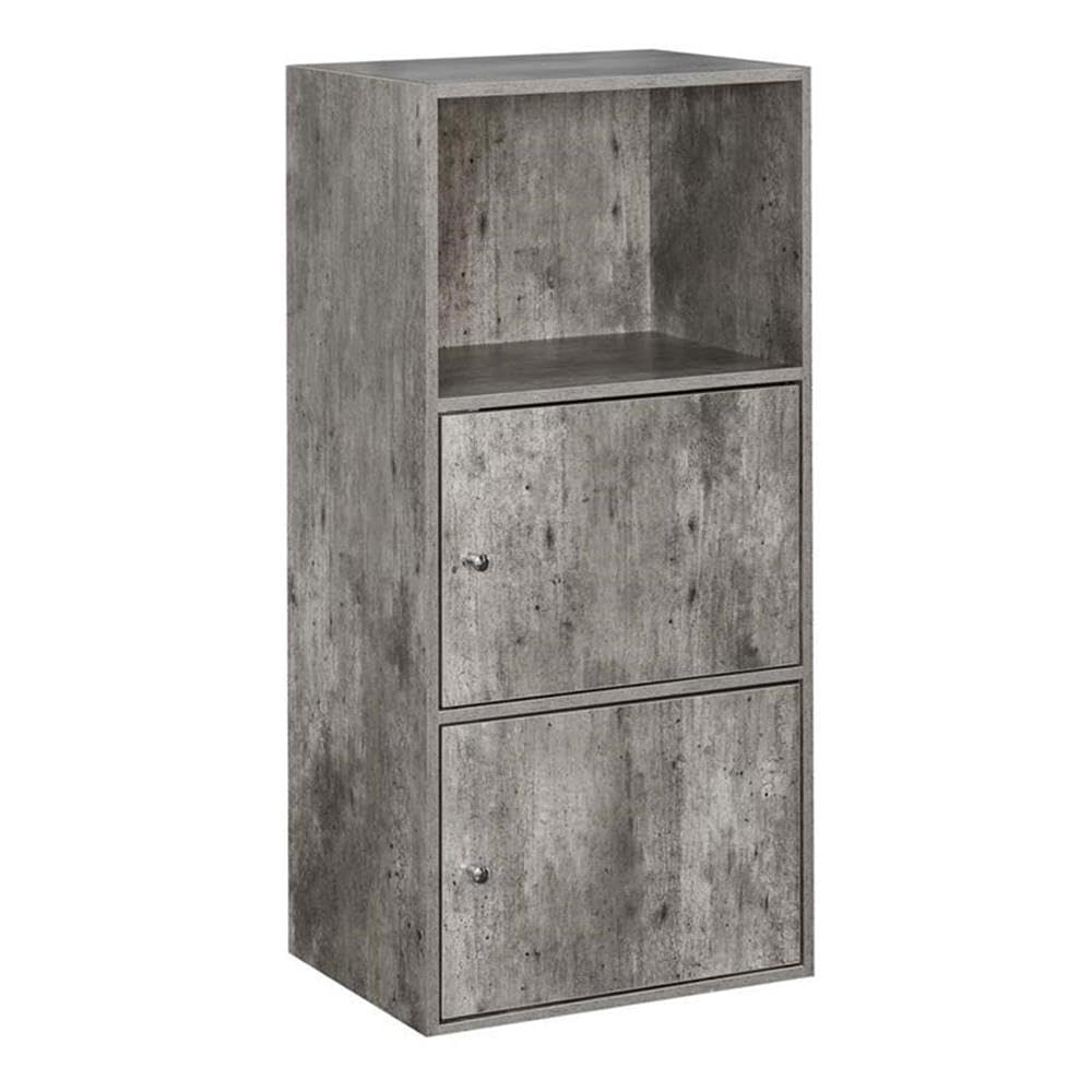 Convenience Concepts Xtra Storage 2 Door Cabinet with Shelf, Faux Birch