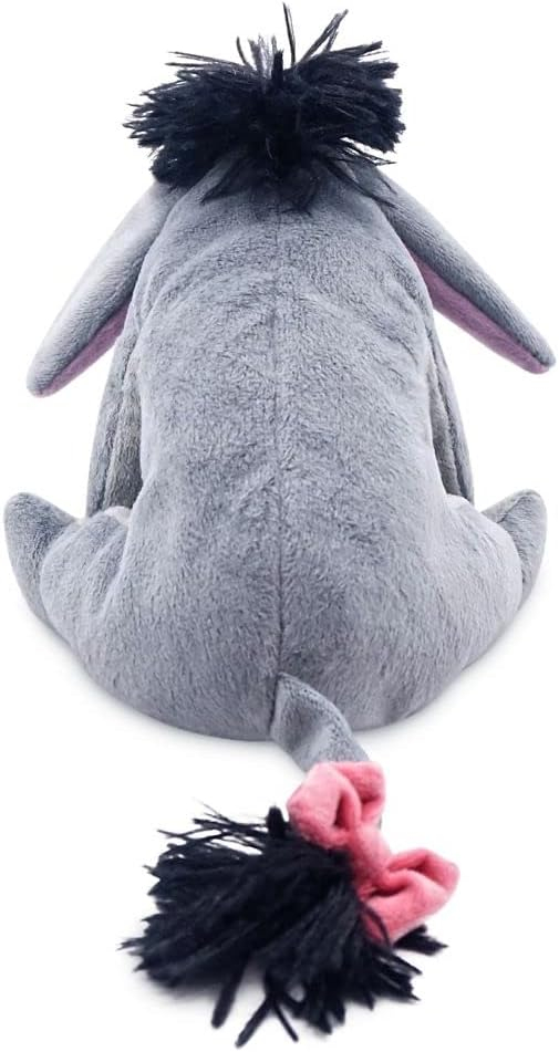 Gray and Pink Eeyore Mini Bean Bag Plush Toy