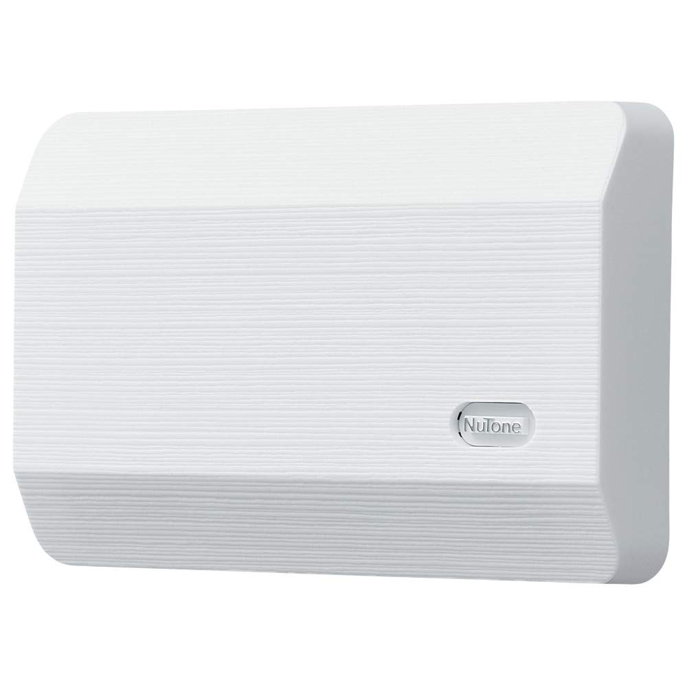Nutone LA11WH Decorative Wired Two-Note Door Chime, White Textured Finish