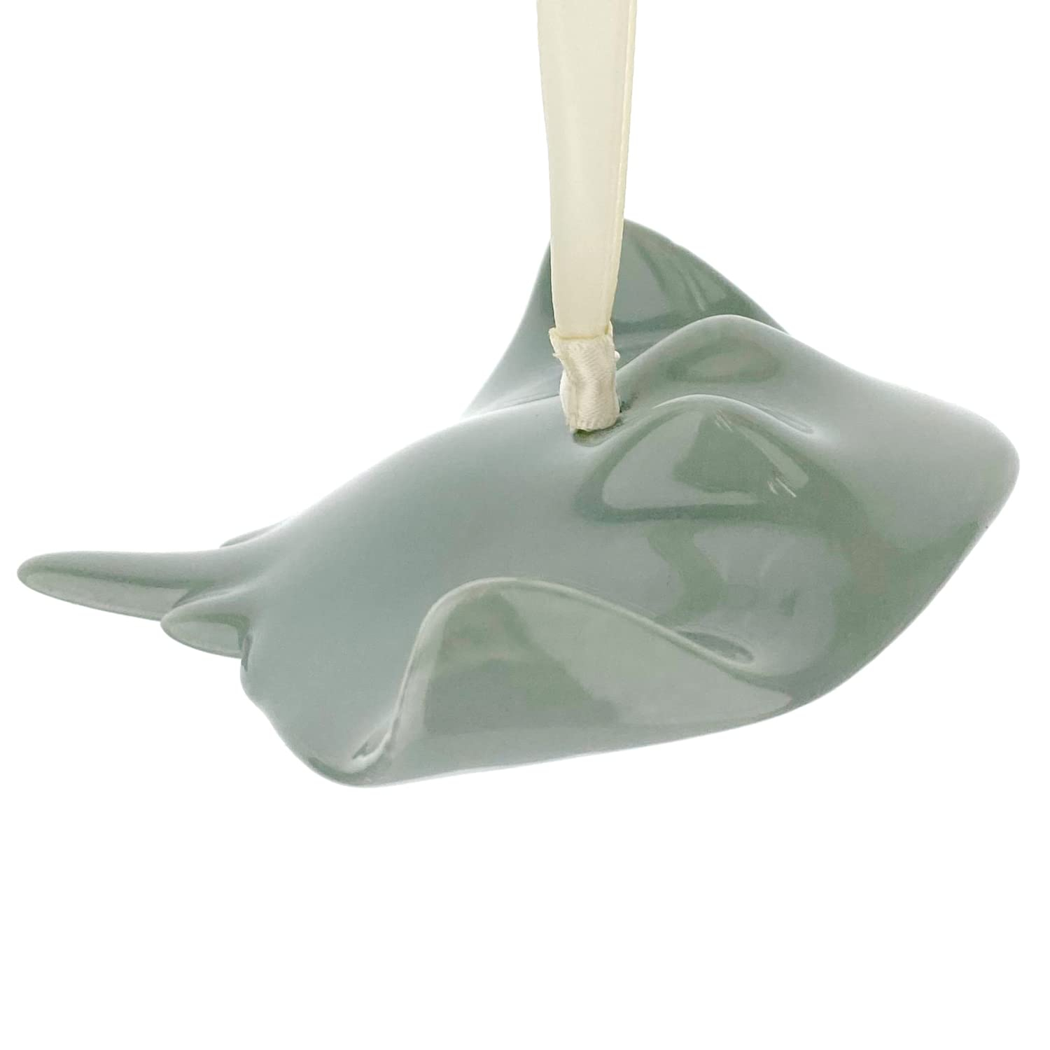 Stingray Ornament – Porcelain Art Hanging Figurine