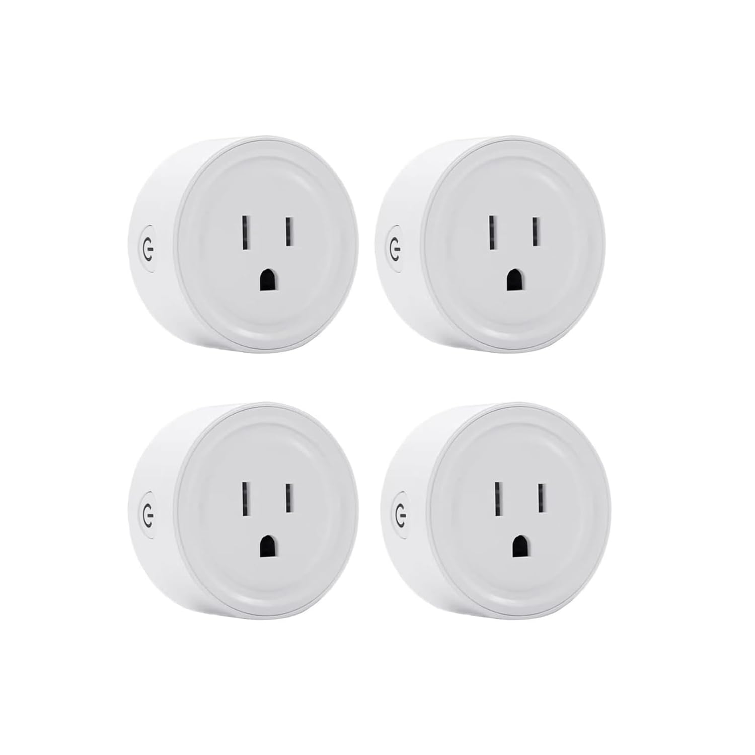 Smart Plug Mini 4-Pack, Wi-Fi Outlets for Smart Home Wi-Fi Plug with Alexa/Google Home/Smart Life, Smart Home hubTimer on/Off Plug, Schedule Built-in app, Mini Wireless Outlet, no hub Required