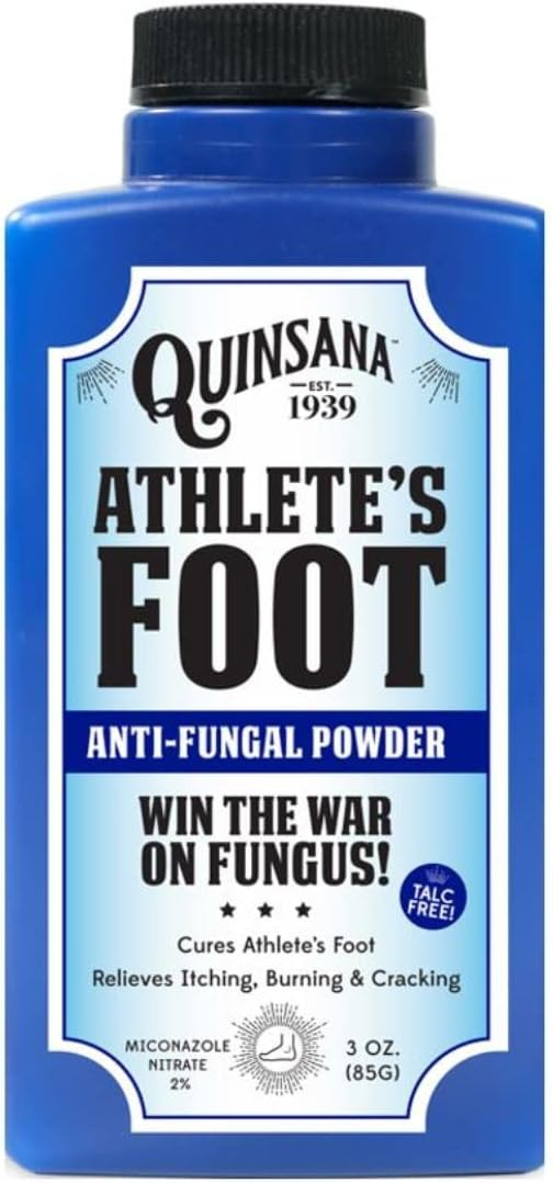 Profoot Care Quinsana Athletes Foot Powder - Anti-Fungal Powder, 1% Tolnaftate, 3 oz