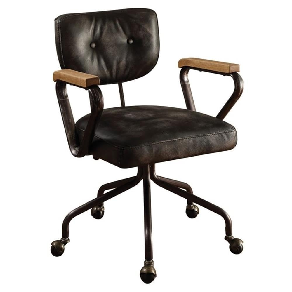 Acme Furniture Hallie Office Chair, Vintage Whiskey Leather