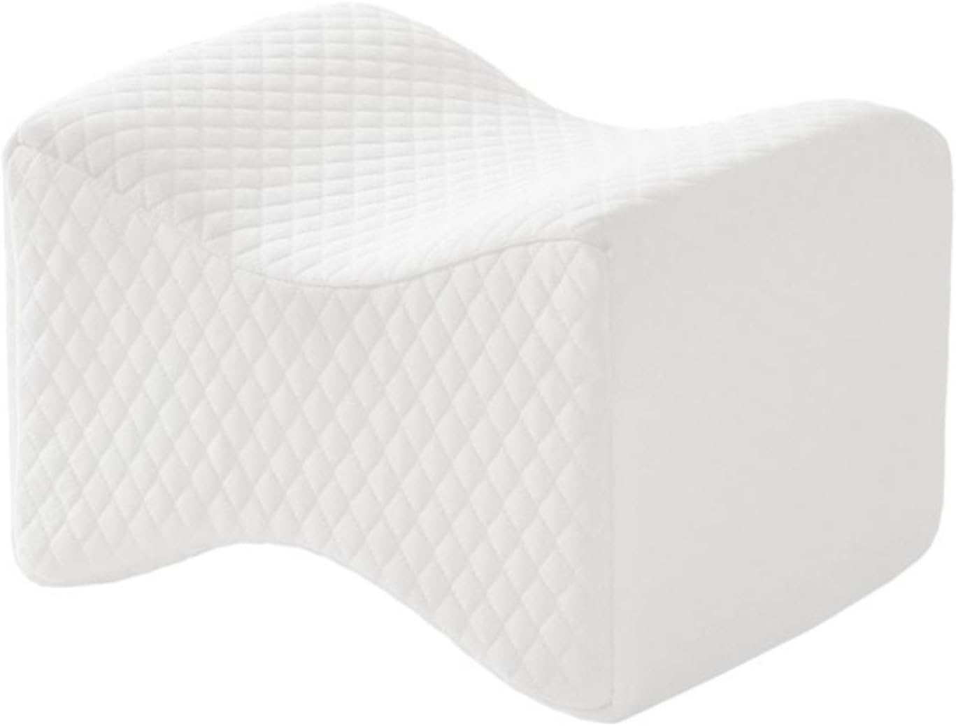 Sleep Philosophy Memory Foam Knee Pillow White Standard