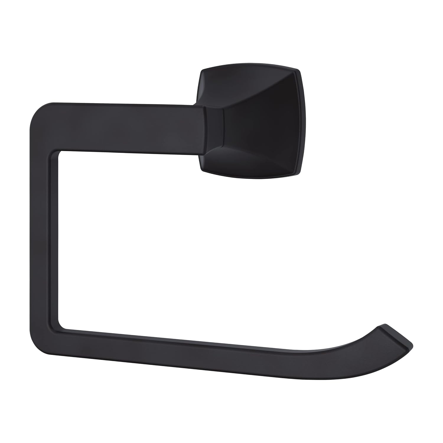 Venturi Towel Ring in Matte Black