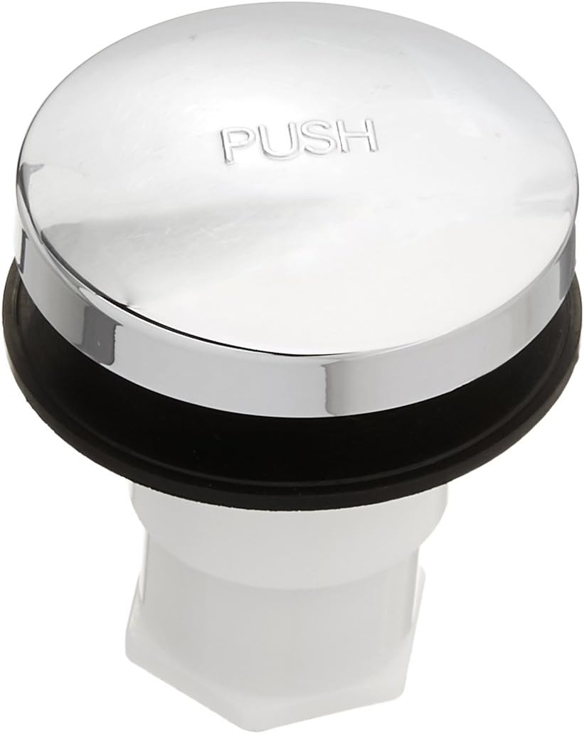 Watco Drain Stopper,2 in Dia,Brass, Plastic 38410-CP