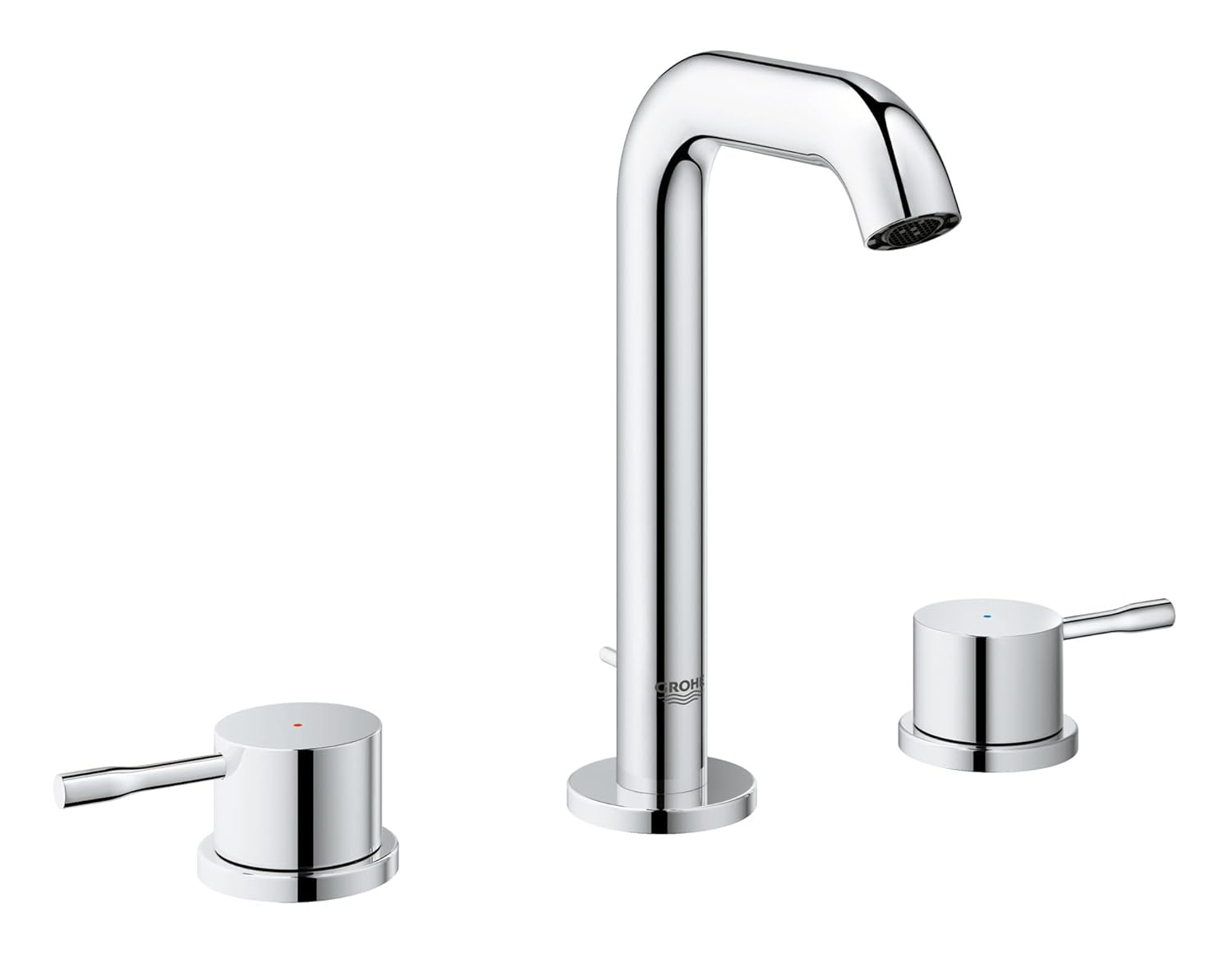 Essence New 8 in. Widespread 2-Handle Low-Arc Bathroom Faucet - 1.2 GPM