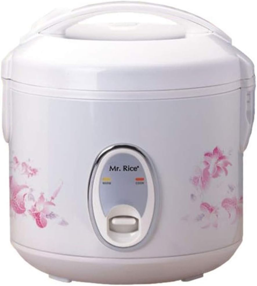 Sunpentown 0.8-Cup Electric Rice Cooker, White - Includes Measuring Cup, Rice Scoop