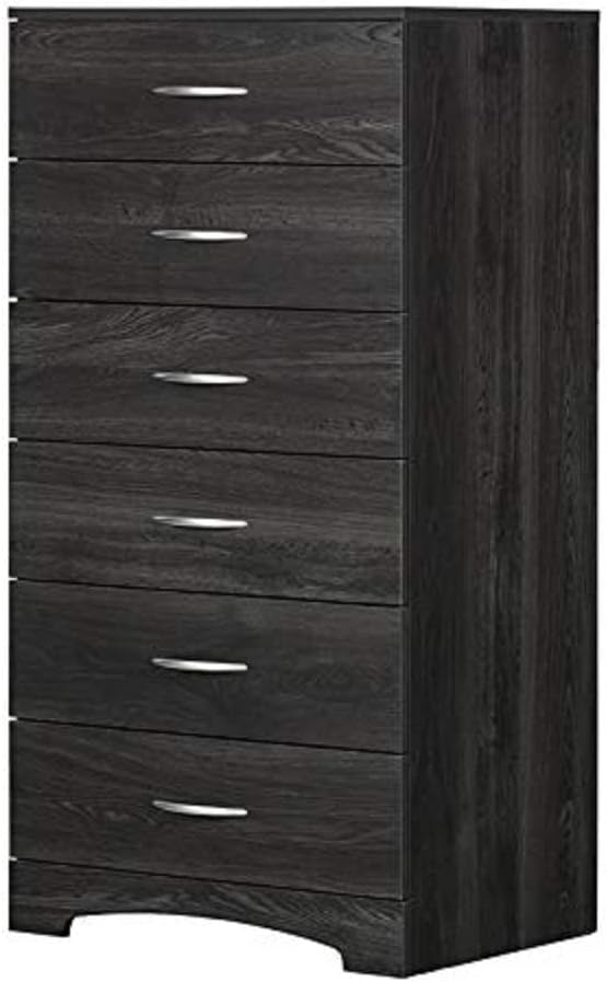 South Shore Step One, Contemporary Chest, Gray