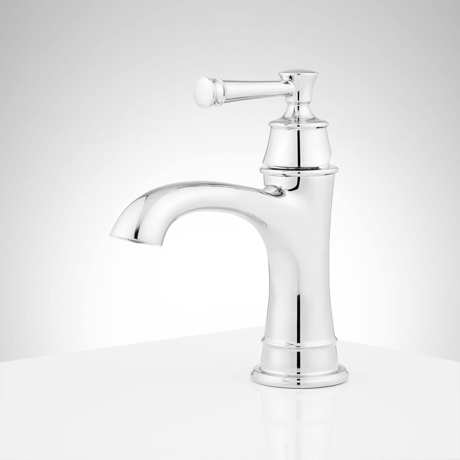Beasley Chrome Single Handle High-Arc Bathroom Faucet