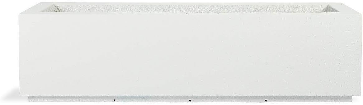 Riviera Short 46 in. x 12 in. White Trough