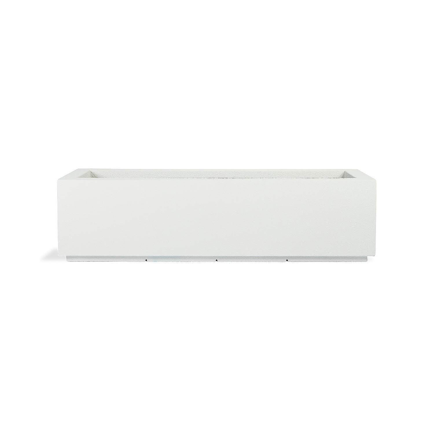 Riviera Short 46 in. x 12 in. White Trough