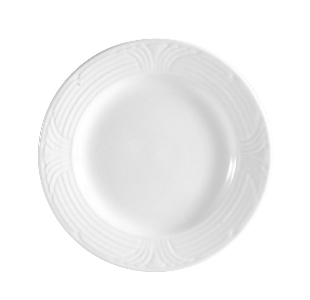 Super White Porcelain 7.5-Inch Chip-Resistant Salad Plate