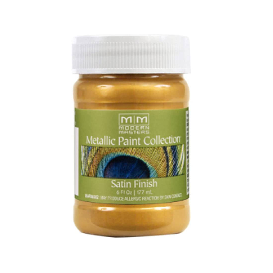 Modern Masters ME19406 Iridescent Gold Metallic Paint, 6 Oz