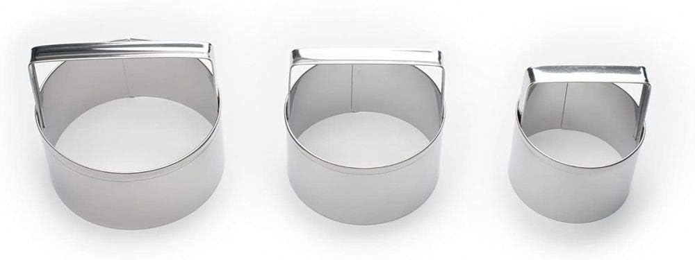 Round Shaped Steel Cookie Cutter, by Fox Run 3 Pieces, Sold as Dozen
