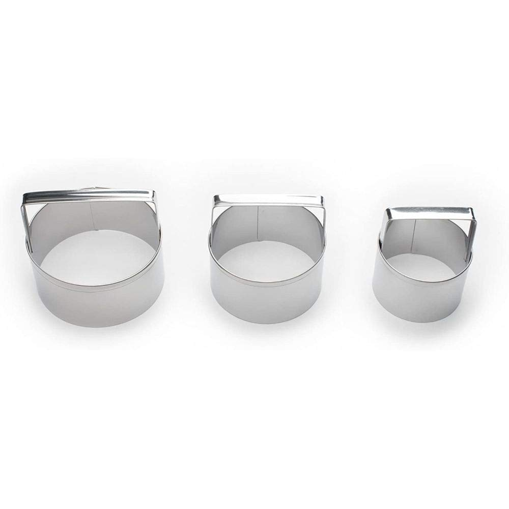 Round Shaped Steel Cookie Cutter, by Fox Run 3 Pieces, Sold as Dozen