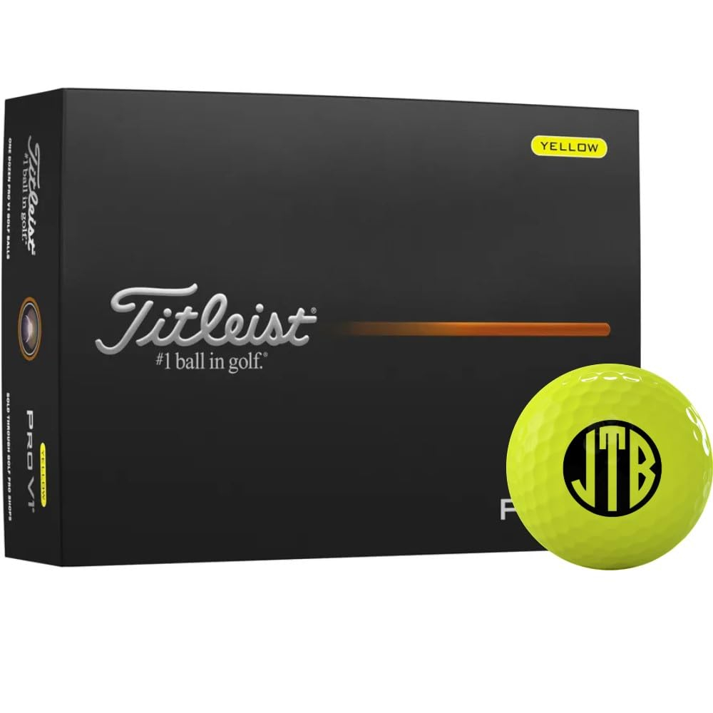 Titleist 2025 Pro V1, 12 Pack, Yellow