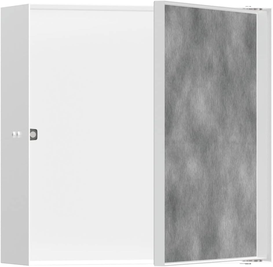 Xtrastoris 4" D Rock Wall Shower Niche with Tileable Door