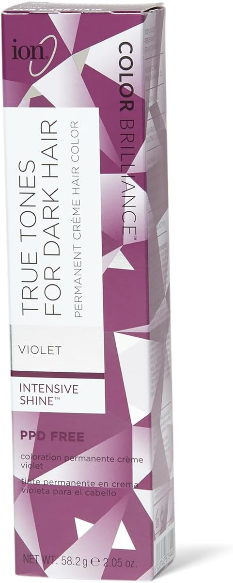 Ion True Tones for Dark Hair Permanent Crème Hair Color Violet Violet